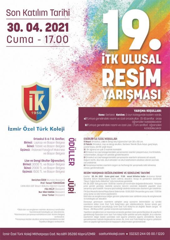 19 Itk Ulusal Resim Yarismasi Anafartalar Anadolu Lisesi